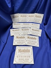 13 D'Addario Mandolin 80/20 Bronze Wound and Plain Steel Individual Strings