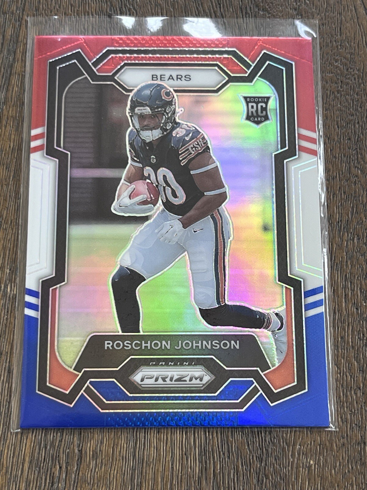 2023 Panini Prizm - Rookies Red White & Blue Prizm #314 Roschon Johnson (RC)