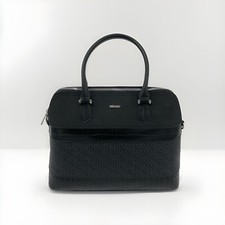 Elegant Black Leather David Jones Handbag - T...
