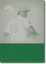 2007 Brett Cecil TriStar Rookie Printing Press Plate RC Mint 1/1