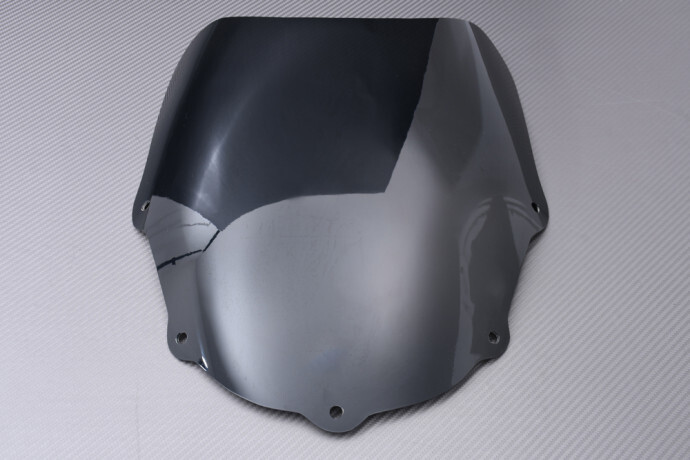 Pare-brise Kawasaki ZZR 250 noir 1990-2007 bulle moto polycarbonate de rechange
