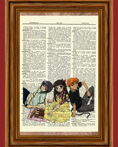 Tohru Yuki Kyo Fruits Basket Dictionary Art Print Picture Poster Anime ...