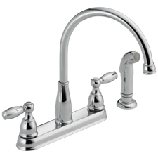 Delta Foundations Kitchen Faucet w/ Chrome-Certified Refurbished