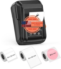 M quina etiquetadora profesional con Bluetooth y 3 cintas, etiquetas anchas e im