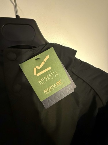 Regatta Great Outdoors Coat Salinger 111 Black Uk 3XL New + Tags fur coat - Picture 5 of 16