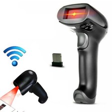 LETTORE SCANNER CODICE A BARRE EAN BARCODE WIRELESS SENZA FILI PISTOLA LASER L17