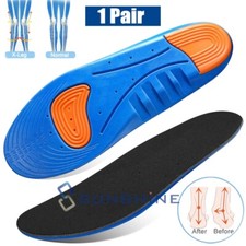 Men Insoles for Orthotic Running Sport Shoe Pad Insert Arch Support Heel Cushion