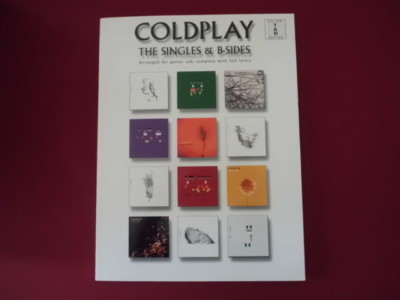 Coldplay - Singles & B-Sides . Songbook Notenbuch Vocal Guitar