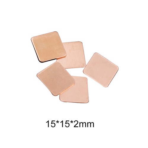 10PCS Pure Copper Heat Sink Radiator For Computer CPU 0.1-2MM 15*15/20*20mm - Picture 23 of 28