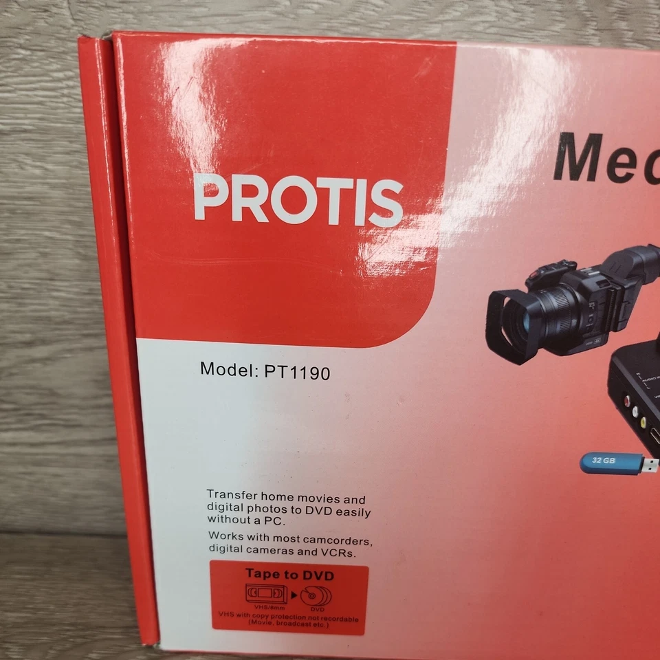 PROTIS Multi-function Media Recorder PT1190 DVD Recorder / Player HDMI USB A/V - Image 3 of 4
