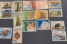 Nicaragua stamps used mixed lot x 16