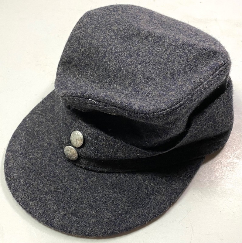 WWII GERMAN LUFTWAFFE BLUE WOOL M43 COMBAT FIELD CAP-MEDIUM 