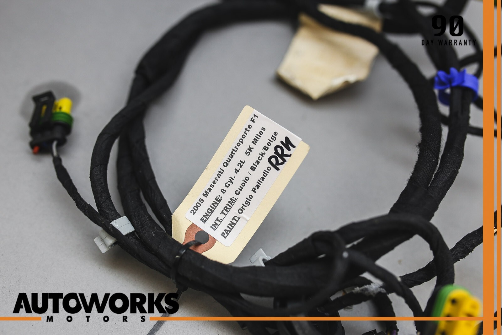 03-13 Maserati Quattroporte M139 Rear Left or Right Door Wire Harness 200536 OEM