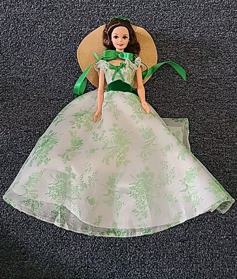 1994 Gone With the Wind Green/White Barbeque Dress Barbie Scarlett O'Hara | eBay 1994 Gone With the Wind Green/White Barbeque Dress Barbie Scarlett O'Hara | eBay