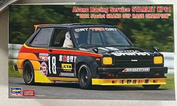 Toyota Starlet KP61 1982 Starlet Grand Cup Race Champion 1/24