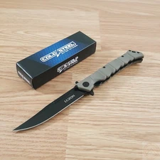 Cold Steel Medium Luzon Folding Knife 4" 8Cr13MoV Steel Blade Earth GFN Handle