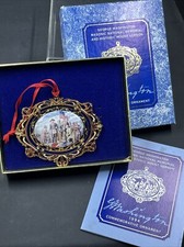 Vintage 1994 George Washington Masonic Commemorative Ornament 24K Gold Finish