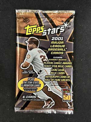 その他  Pujols RC topps 2001 Topps Stars Hobby Baseball Sealed (1) PACK From Box Albert