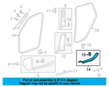 Mercedes-Benz M-Klasse W166 Einstiegsleisten hinten rechts A16668004047J07