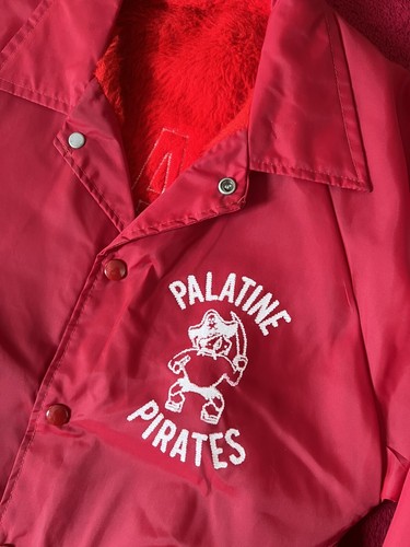 Youth Large (14-16) Vintage USA Made Palatine Pirates #83 Team Rain Jacket - Picture 3 of 11
