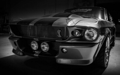 Blechschild Auto Muscle Car Mustang 30 X 20 CM