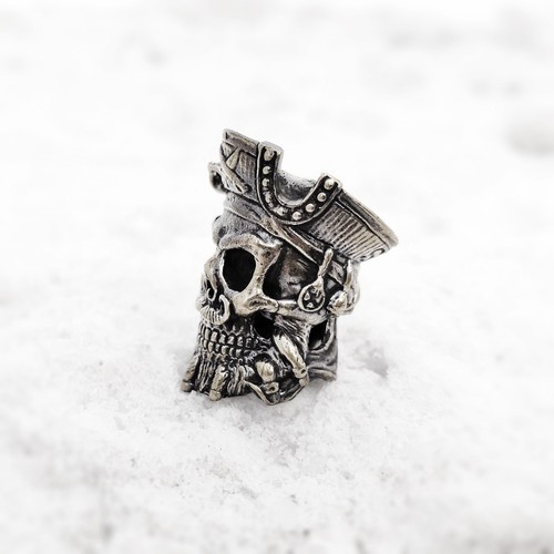 EDC Perlen Charm für Paracord Armband Keltisch Zombie Schädel Pirat Schwarzbart - Bild 18 von 67