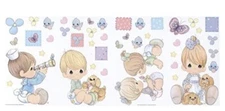 Precious Moments Jumbo Reusable Wall Decor Stick-Ups