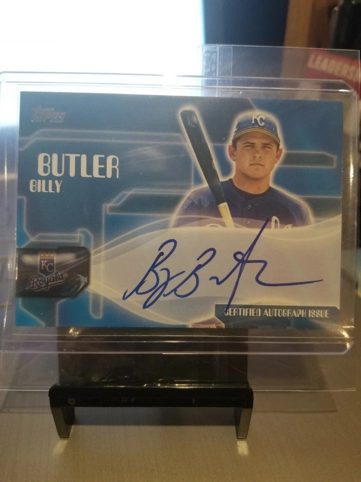 2005 BILLY BUTLER TOPPS CERTIFIED "AUTOGRAPH" ROOKIE.#38 MINT. - Image 3 of 4