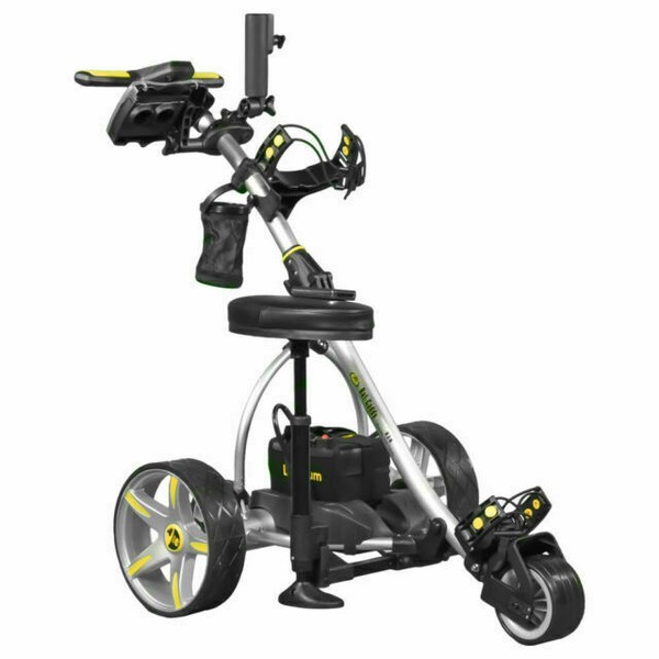 BatCaddy X3R Remote Control Cart with Accessory Kit Silver for sale