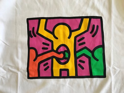 KEITH HARING Long Sleeve H&M T-Shirts XS,S,M,L,XL,XXL Print KEITH HARING Long Sleeve H&M T-Shirts XS,S,M,L,XL,XXL Print