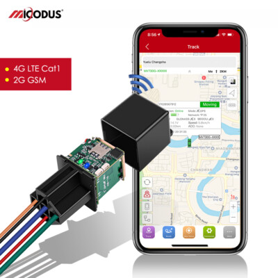 4G Relay GPS Tracker Car Motorcycle Relay GPS MiCODUS MV730G Cut Fuel ACC Alarm