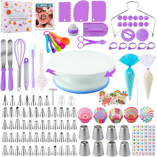 Cake Decorating Supplies Kit Tools 356Pcs, Baking Accessories with Cake.....