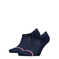 Tommy Hilfiger Unisex FüßLinge 2-Er Pack| Gr. 39/42 | Dark Navy