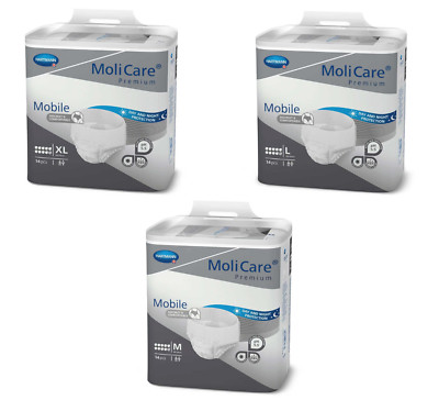 MoliCare Premium Mobile 10 Tropfen 14 Stück Größe M L XL Inkontinenzhosen 