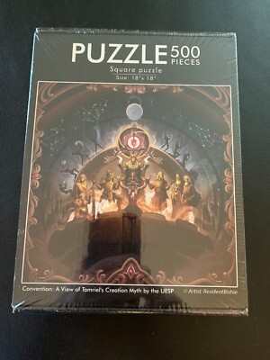 Unofficial Elder Scrolls Pages-View of Tamriel's Creation Myth 500 pc Puzzle NEW