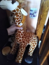 Toys 'R Us Animal Alley Plush Geoffrey the Giraffe Stuffed Animal 17" W/ Tag '09