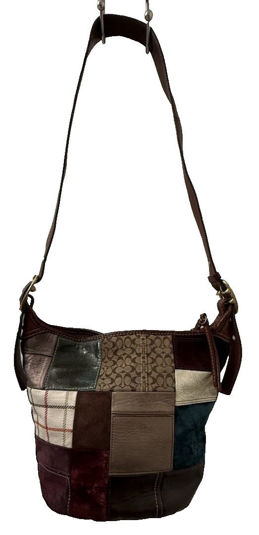 COACH Bleecker Legacy Leather Patchwork Duffle Cr… - image 1