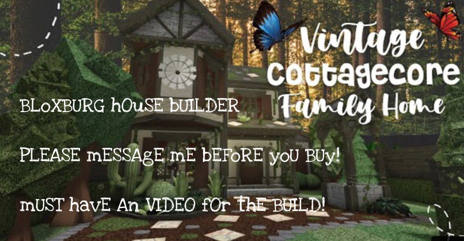 Bloxburg House Builder! No Money Is Provided! Pease Message Me Before You  Buy!