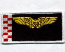 2" NAVY VFA-211 WSO NAMETAG EMBROIDERED PATCH
