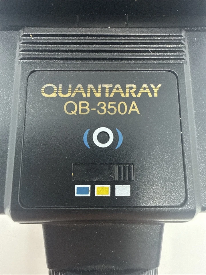 Quantaray QB-350A Universal Shoe Mount Camera Flash Tested Works!! - Image 2 of 3