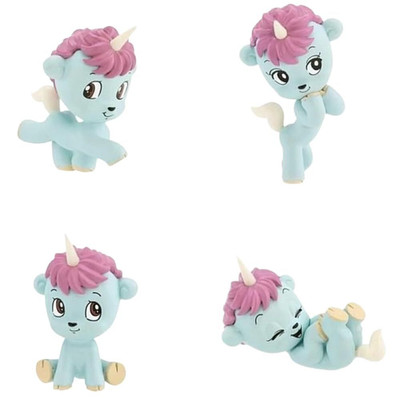 Unico Tezuka Osamu Figure Mascot All 4 Types Complete Gashapon Japan NEW