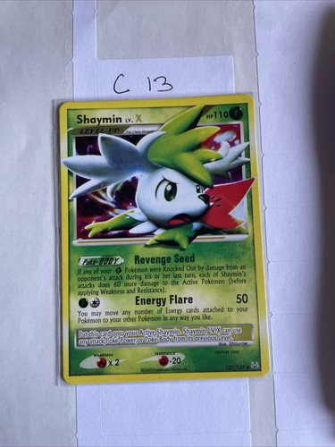 Shaymin Lv. X - Pokemon Platinum - 127/127 - 2009 Holo - Picture 2 of 2