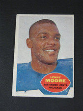 Lenny Moore 1960 Topps card #3
