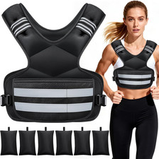 Weighted Vest for Women and Men, 4-11Lb/11-18Lb/20-32Lb Rucking Vest with 6 Iron