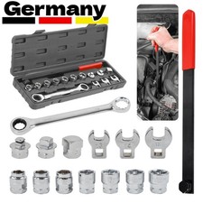 Keilrippenriemen Werkzeug 15-tlg Satz Gegenhalter Montage Keil-Riemen-Spanner.