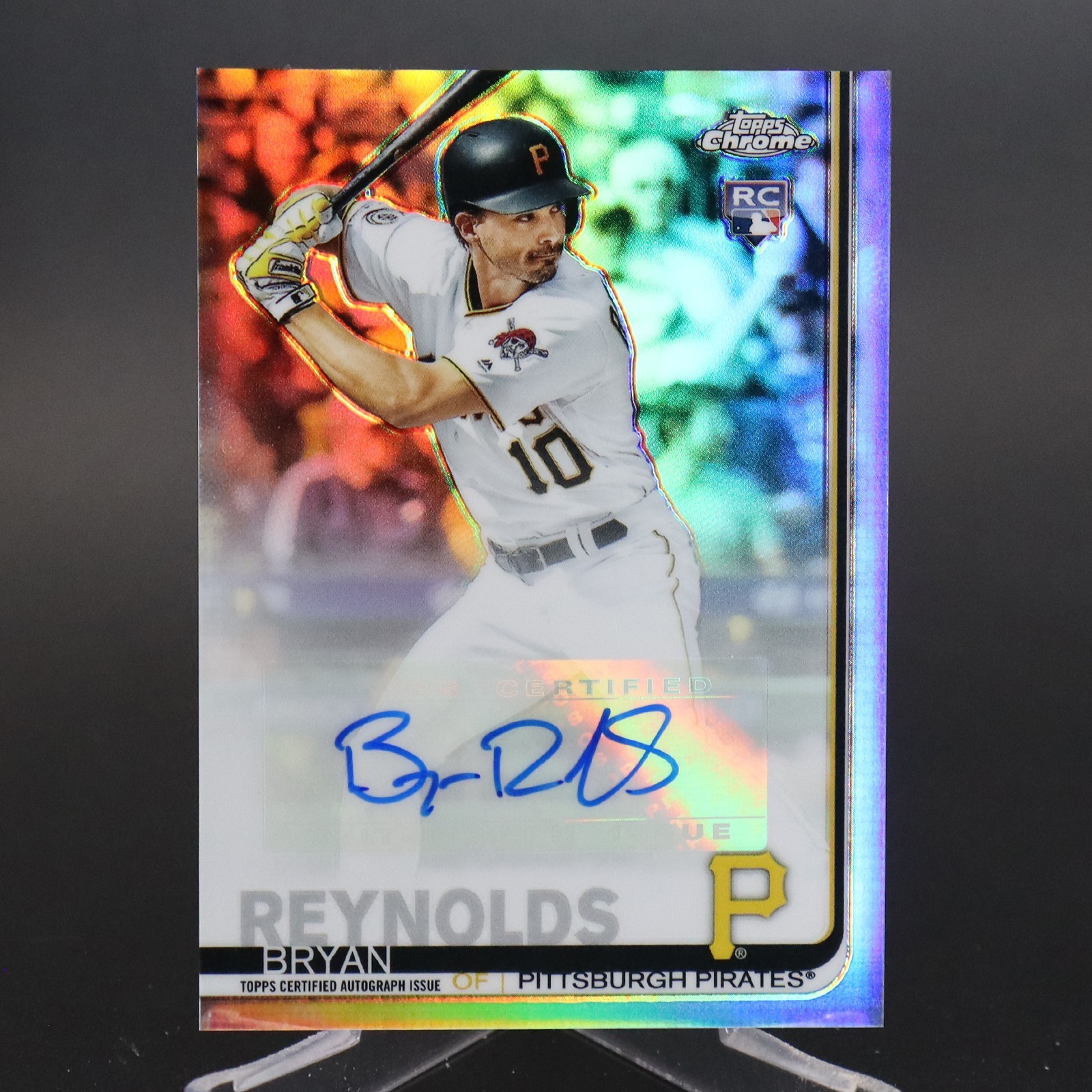 2019 Topps Chrome Update Autographs Bryan Reynolds Refractor Rookie RC #CUA-BRE