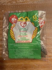 RARE Claude The Crab Teenie Beenie McDonald  s Happy Meal Toy 1993