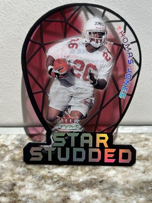 2000 Fleer Focus Thomas Jones Star Studded RC #10 Arizona Cardinals