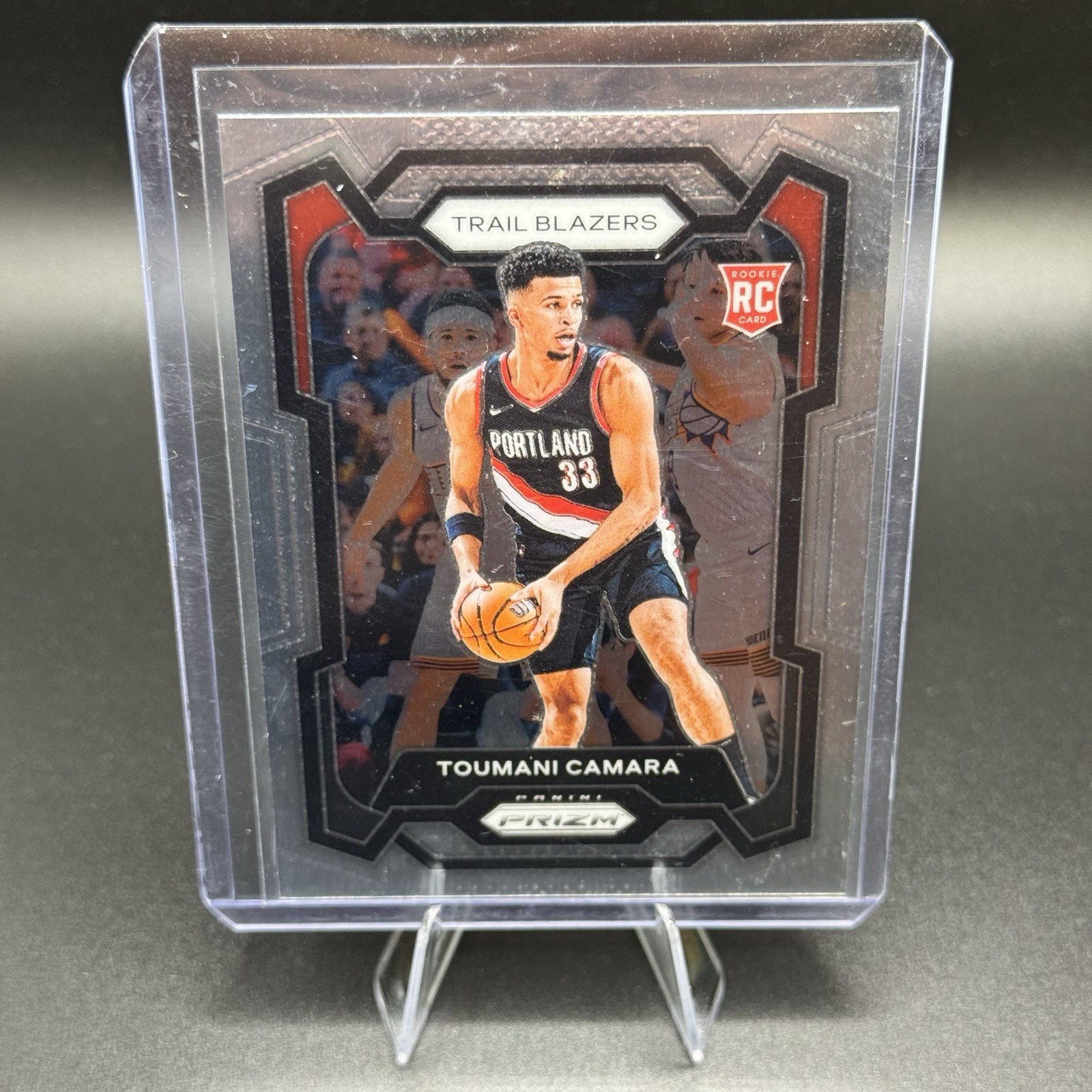 2023-24 Panini Prizm #164 Toumani Camara Prizms Silver Portland Trailblazers