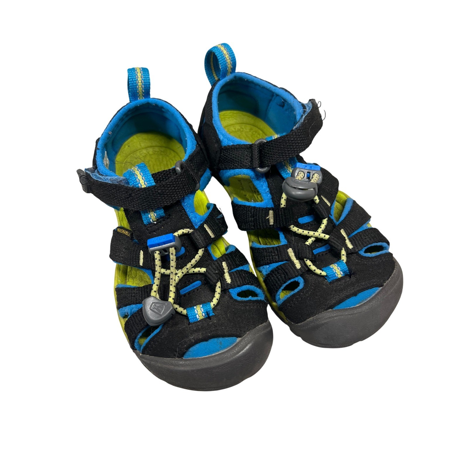 Keen Newport H2 sandali acqua lavabili nero blu giallo scarpe bambino 11